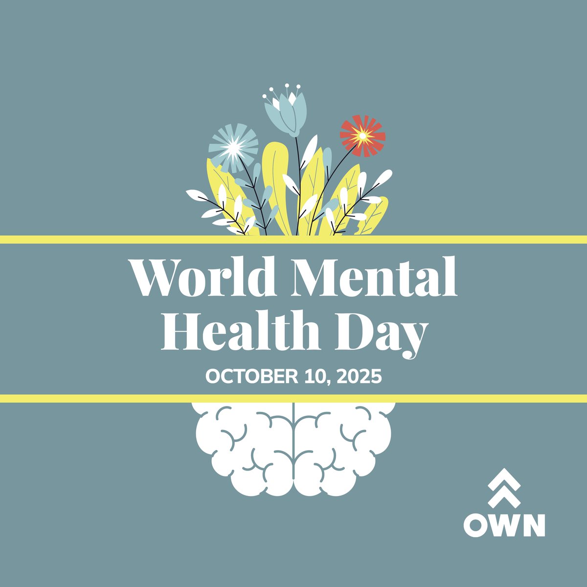 Today on #WorldMentalHealthDay, we’re reminded that caring for our minds is just as important as caring for our work. At OWN, we prioritize the well-being of our people - because healthy teams build stronger communities. #PeopleAreAtTheCenterOfItAll #WeAreOWN