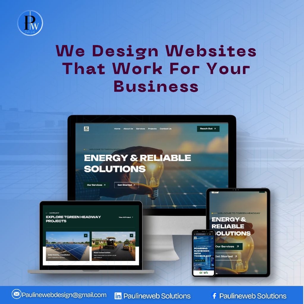 PaulineWeb0's tweet image. We don’t just design websites 
we build growth engines for your business.
 Let’s build yours next.
#WebsiteDesign #WebDevelopment #PaulineWebSolutions