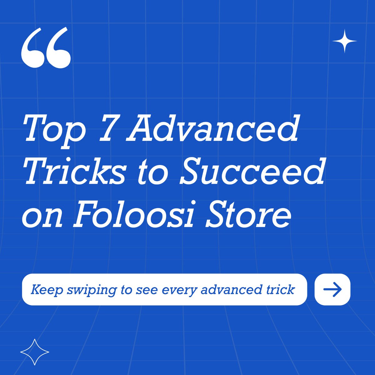 foloosi's tweet image. Take your Foloosi Store to new heights! 🚀

Discover 7 game-changing tricks to level up your sales and grow your business like a pro! 💡📈

Upgrade your store now! ⚡

#SmartStoreSolutions #FoloosiProMoves #FoloosiStoretricks #SmartBusinessWithFoloosi #LevelUpWithFoloosi
