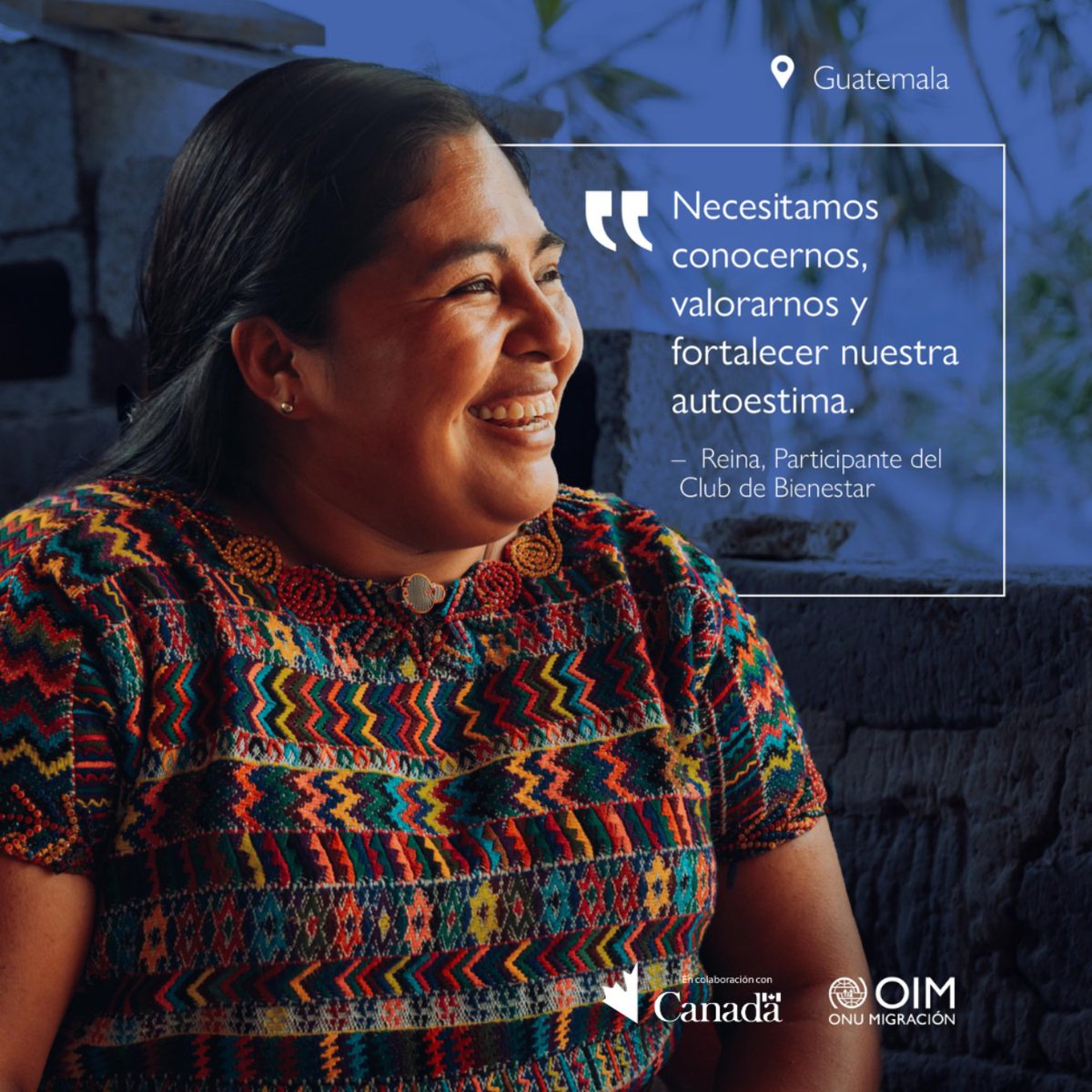 OIMGuatemala's tweet photo. En el #DíaMundialDeLaSaludMental celebramos la fuerza de las mujeres indígenas de Guatemala 🇬🇹, que encuentran bienestar en sus propias voces.

@OIM_LAC | @ONUGuatemala | @EmbCanGuatemala https://t.co/DkSNSN9BCF