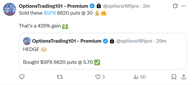 OptionsPro101's tweet image. This is exactly why you’ve gotta stay locked in on the news and be ready to react FAST! ⚡️
When you’re trading short-term options, you can't focus solely on charts alone. The charts didn’t see Trump’s post coming, and boom 💥 the market tanked.
Charts are awesome for spotting…