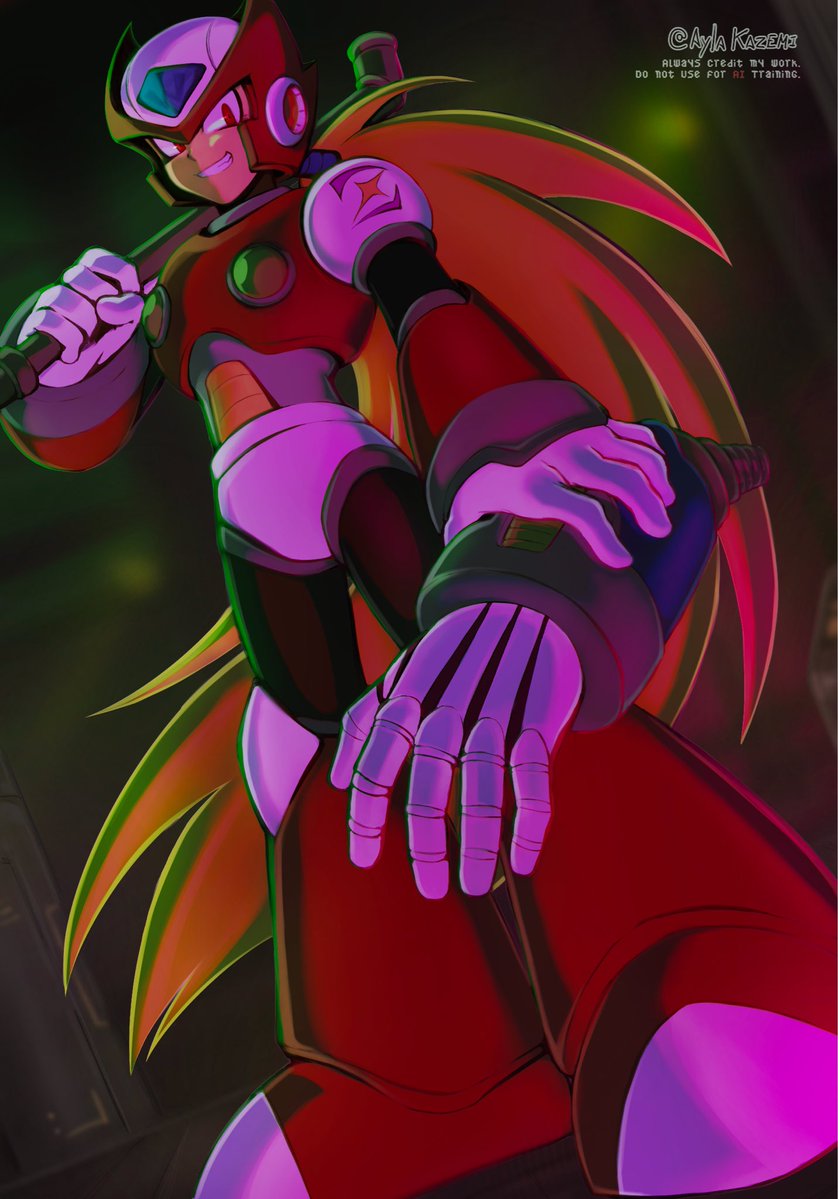 Zero is ready for Halloween!
#ロックマンエクス #MegaManX