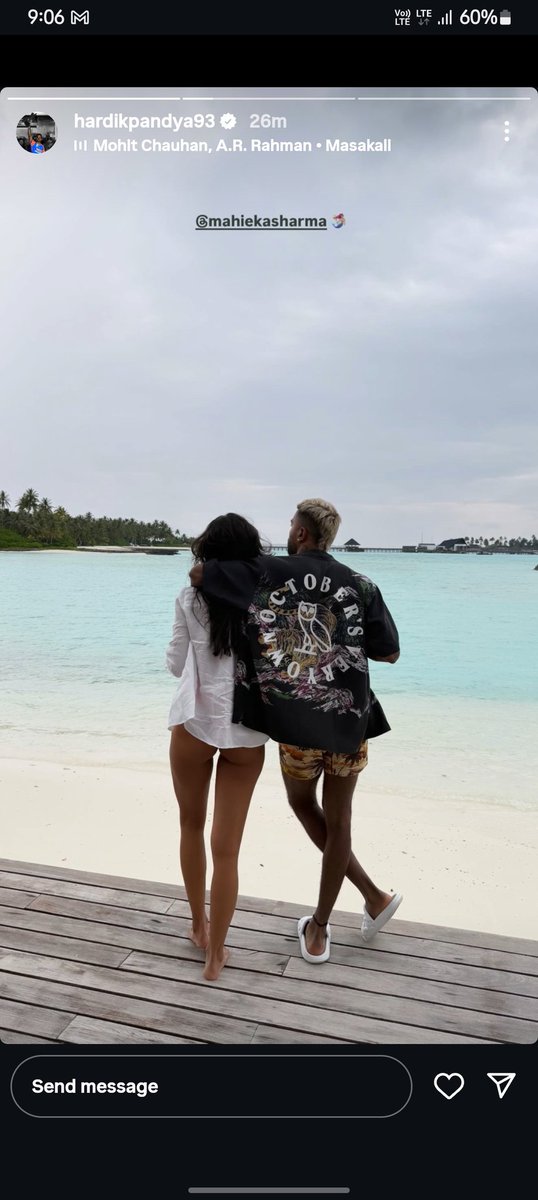 HARDIK PANDYA'S INSTAGRAM STORY!🤯

Is Hardik Pandya confirming his relationship by Instragram Story?