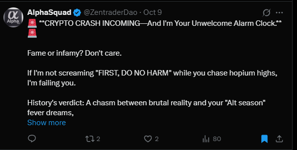ZentraderDao's tweet photo. You're welcome!

And no, you can't use the excuse of Trump's post. We did not know that. That is what proper, unbiased analysis does.

It prepares you for what nobody else sees (or wants to see).

You first have to want to see it.

#CryptoTrading #CryptoSignals https://t.co/zNsgpCjA7G