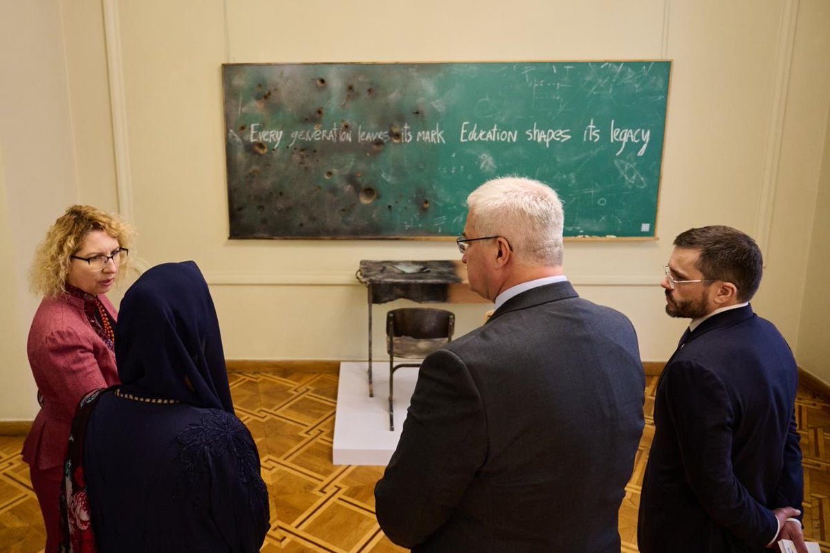 Andrii Sybiha 🇺🇦 (@andrii_sybiha) on Twitter photo Today I was pleased to welcome in <a href="/MFA_Ukraine/">MFA of Ukraine 🇺🇦</a> the UAE Minister of State for International Cooperation Reem Al Hashimy.
I informed about the current battlefield situation, peace efforts, and Ukraine’s relevant diplomatic initiatives.
I thanked the UAE for its consistent Today I was pleased to welcome in <a href="/MFA_Ukraine/">MFA of Ukraine 🇺🇦</a> the UAE Minister of State for International Cooperation Reem Al Hashimy.
I informed about the current battlefield situation, peace efforts, and Ukraine’s relevant diplomatic initiatives.
I thanked the UAE for its consistent