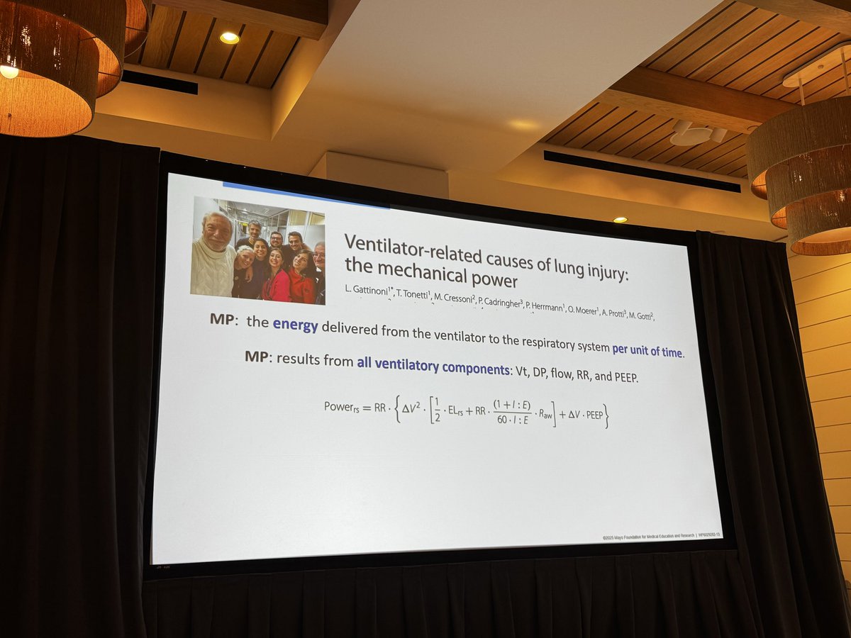 DrivingPressure's tweet image. Mechanical Power ⚡ vs 4DPRR 🧮 vs Driving Pressure 📉 — which metric best captures the energy we deliver to the lung?
Dr. Francesca Collino unpacked the science behind these measures and what they mean for protecting our patients.
#MayoVentilation #ARDS #MechanicalPower