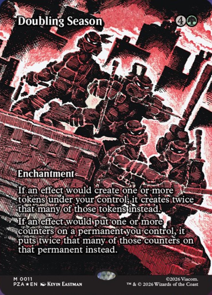 MTG x TMNT・エターナル使用可能カード】 《倍増の季節/Doubling Season》