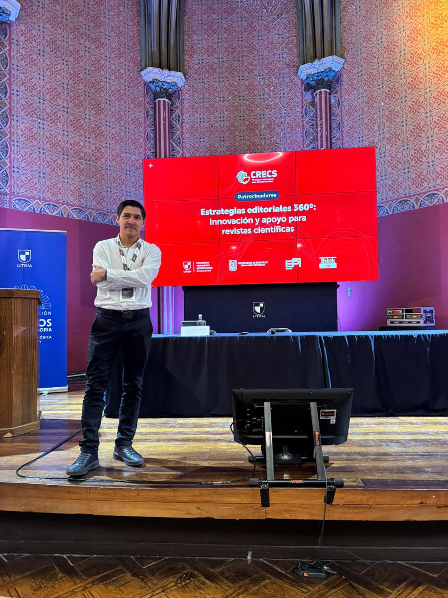 📚 Journals &amp; Authors participó en #CRECS2025 con la charla “Estrategias editoriales 360”, un espacio para compartir nuestra experiencia en innovación y apoyo integral a revistas científicas.
🌎 Seguimos fortaleciendo la edición académica en Iberoamérica.
#GestiónEditorial