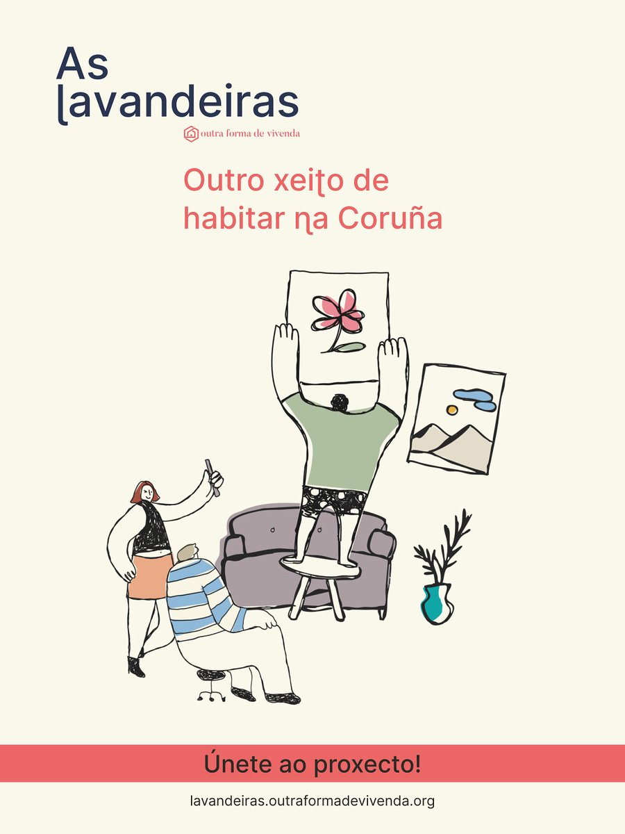 CoopOfvCoruna's tweet photo. As Lavandeiras é o primeiro proxecto de vivenda colaborativa en cesión de uso da Coruña: 35 vivendas baseadas na cooperación e na sustentabilidade.

Non deixes pasar esta ocasión. A vivenda é un dereito, non un negocio.

👉 Máis info
https://t.co/YMRRxCvSSv https://t.co/MEAn6ShPiO