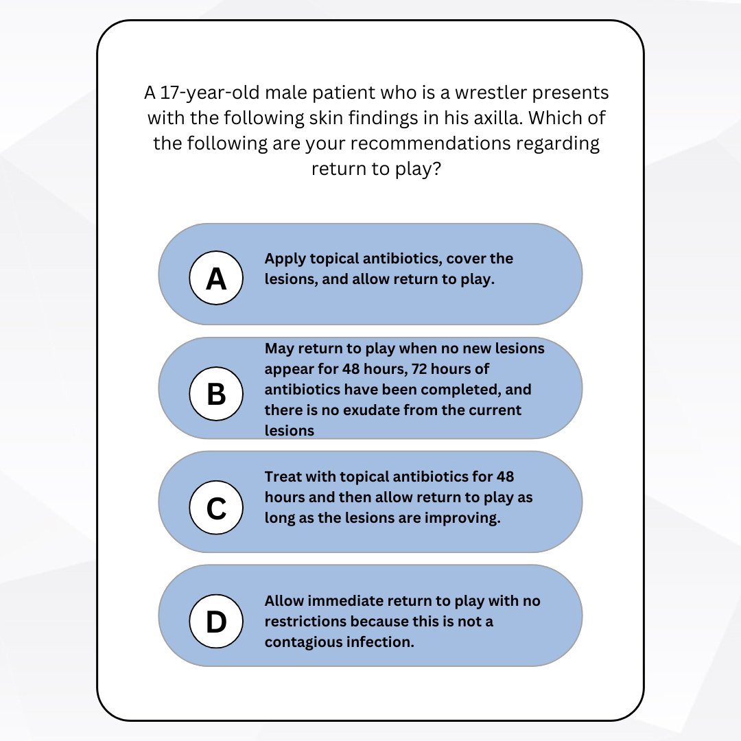 jbjs's tweet image. Do you know the correct answer?
To reveal it, head over to the new October Quiz of the Month: bit.ly/qotmoct2025