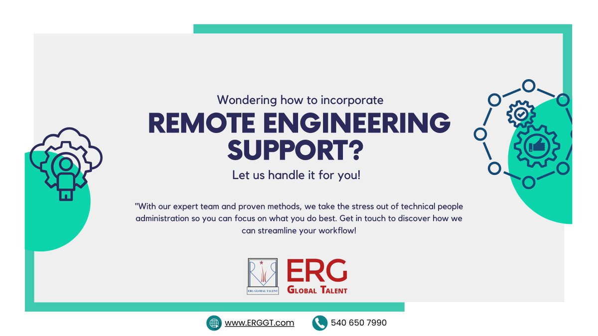 TalentErg's tweet image. Need Remote Engineering Support? Let ERG Global Talent simplify your workflow and boost efficiency! 💼⚙️

#EngineeringSolutions #RemoteEngineering #ERGGlobalTalent