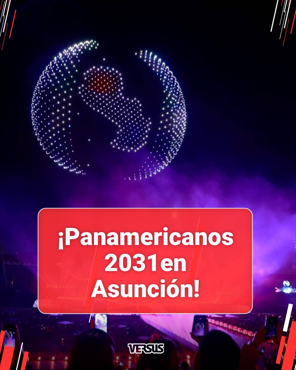 SomosVsSports's tweet photo. ¡HISTÓRICO! 🥹

Panam Sports otorga a Asunción los XXI Juegos Panamericanos 2031 🇵🇾

Será la primera vez que el Paraguay reciba al máximo certamen multidisciplinario del continente a nivel de mayores.

#Polideportivo #ASU2031 https://t.co/plH54b12gq