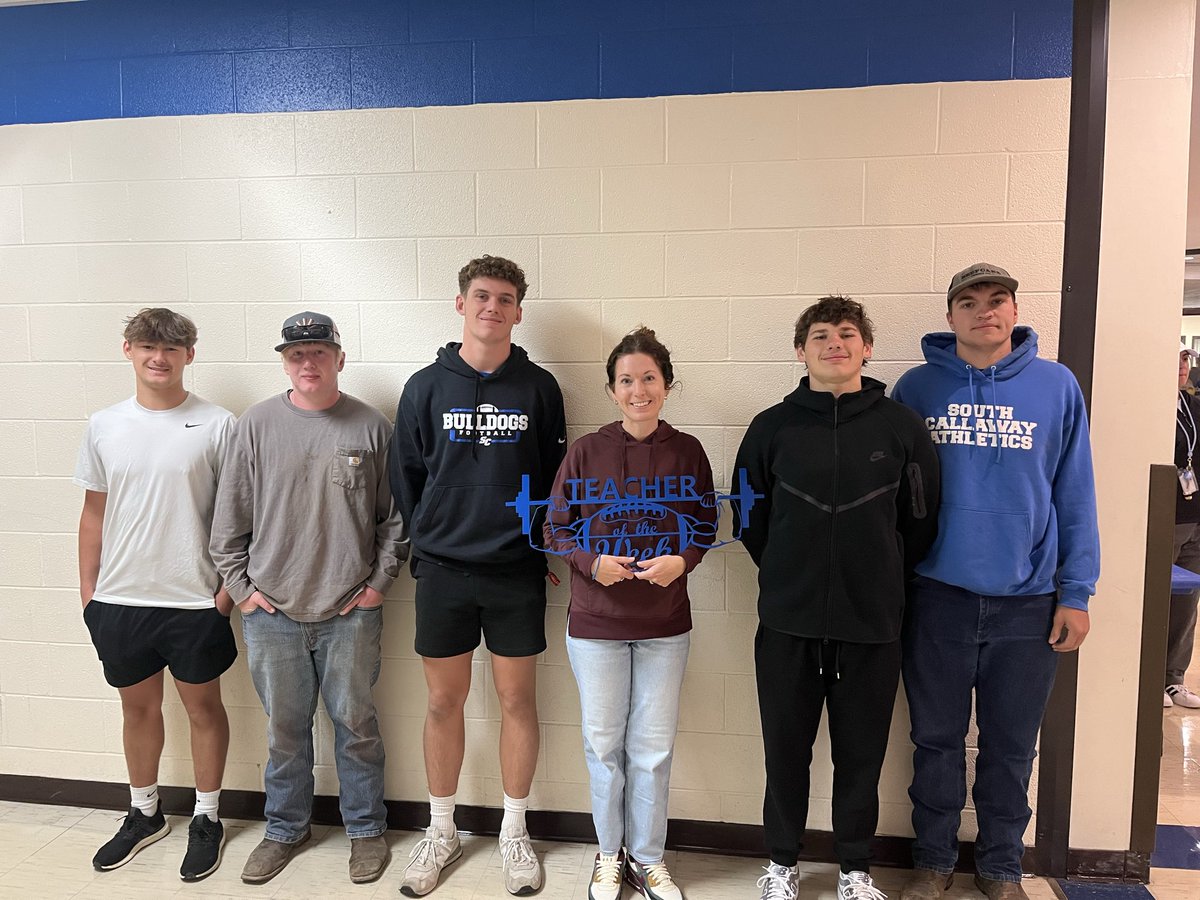 Mrs. Brandt was selected by our captains as the teacher of the week! Thank you for all that you do for our kids! #BTA