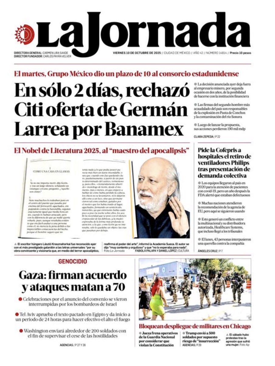 sPRing_PR's tweet image. Te compartimos las #PrimerasPlanas de algunos periódicos del día. 🗞️