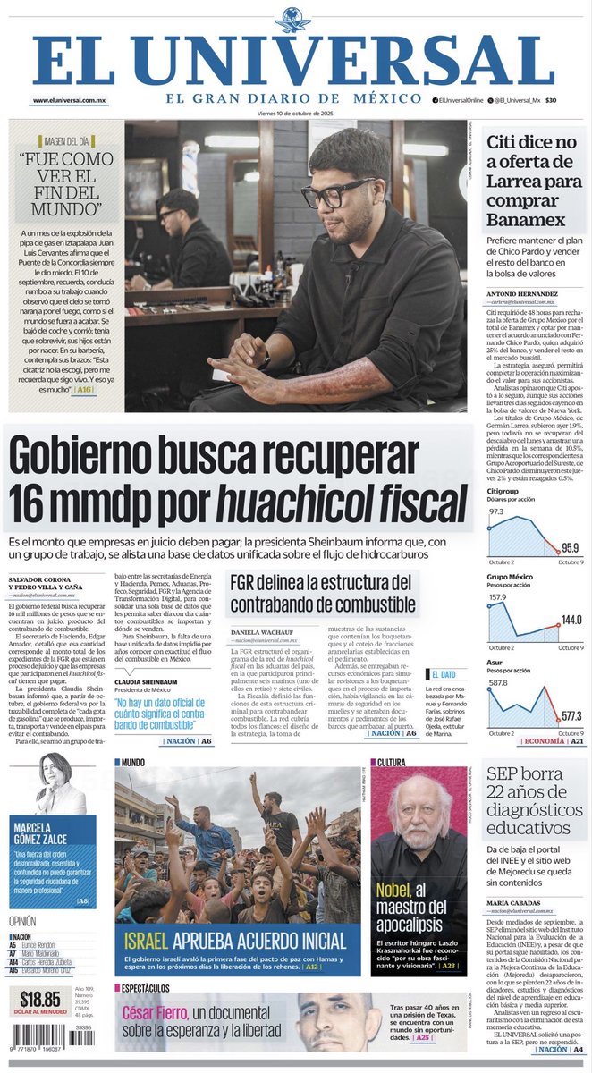 sPRing_PR's tweet image. Te compartimos las #PrimerasPlanas de algunos periódicos del día. 🗞️