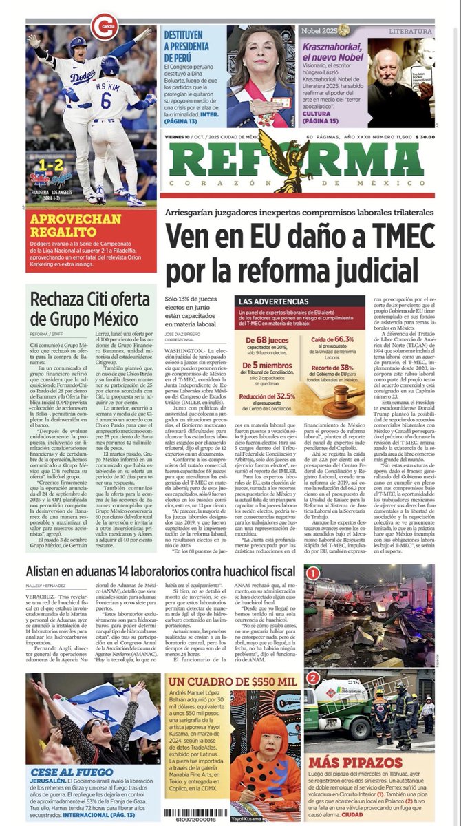 sPRing_PR's tweet image. Te compartimos las #PrimerasPlanas de algunos periódicos del día. 🗞️