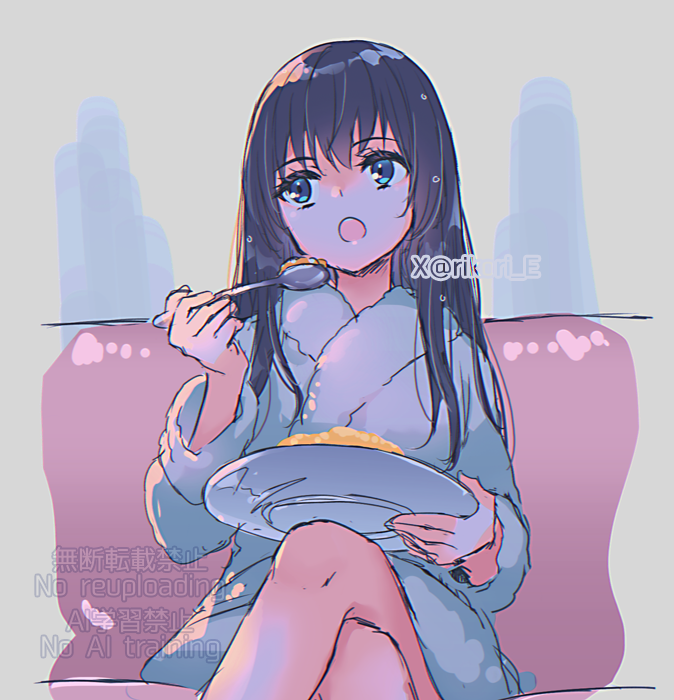 バスローブでピラフ食う由宇かわゆ🍛