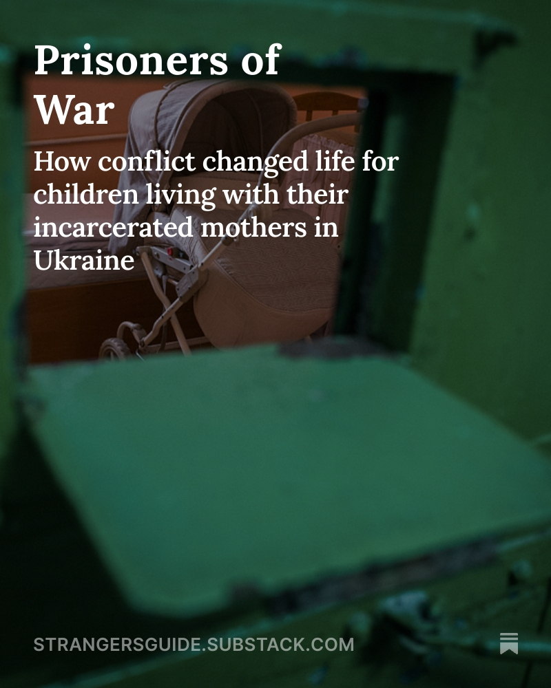 StrangersGuide's tweet image. Check out this week's Long Read, "Prisoners of War" by Nataliya Gumenyuk from our Ukraine guide here: strangersguide.substack.com/p/prisoners-of…