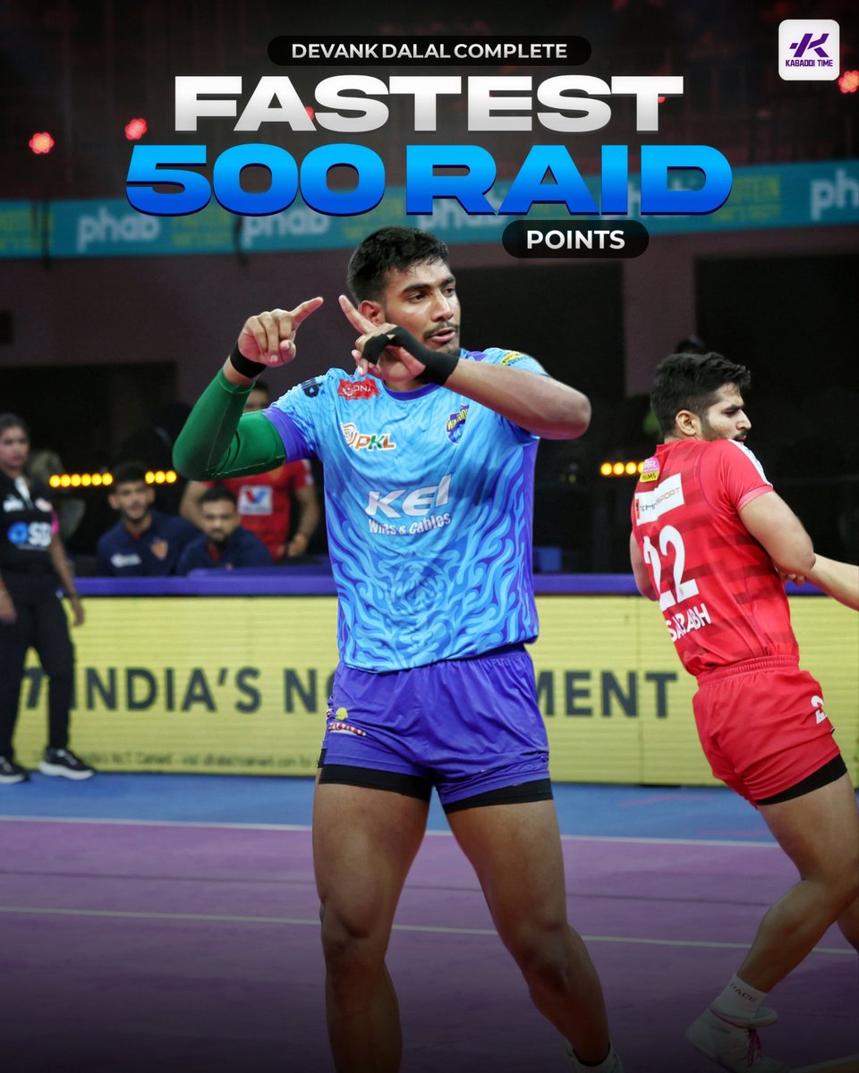 Kabadditime's tweet image. Devank Break Naveen&apos;s Recored! 🤯💪🏻

#devankdalal #kabadditime