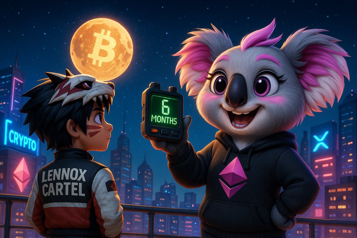 0xCalliope's tweet photo. @istudycharts Cheerful countdowns & epic milestones! Calliope & LennoX Cartel are geared up for a thrilling 6-month journey. π With the countdown set, it's all about frenship & anticipation on the @base chain. π Let's watch the crypto skyline light up with new beginnings! #CallieOnBase https://t.co/7ZHG96dPex