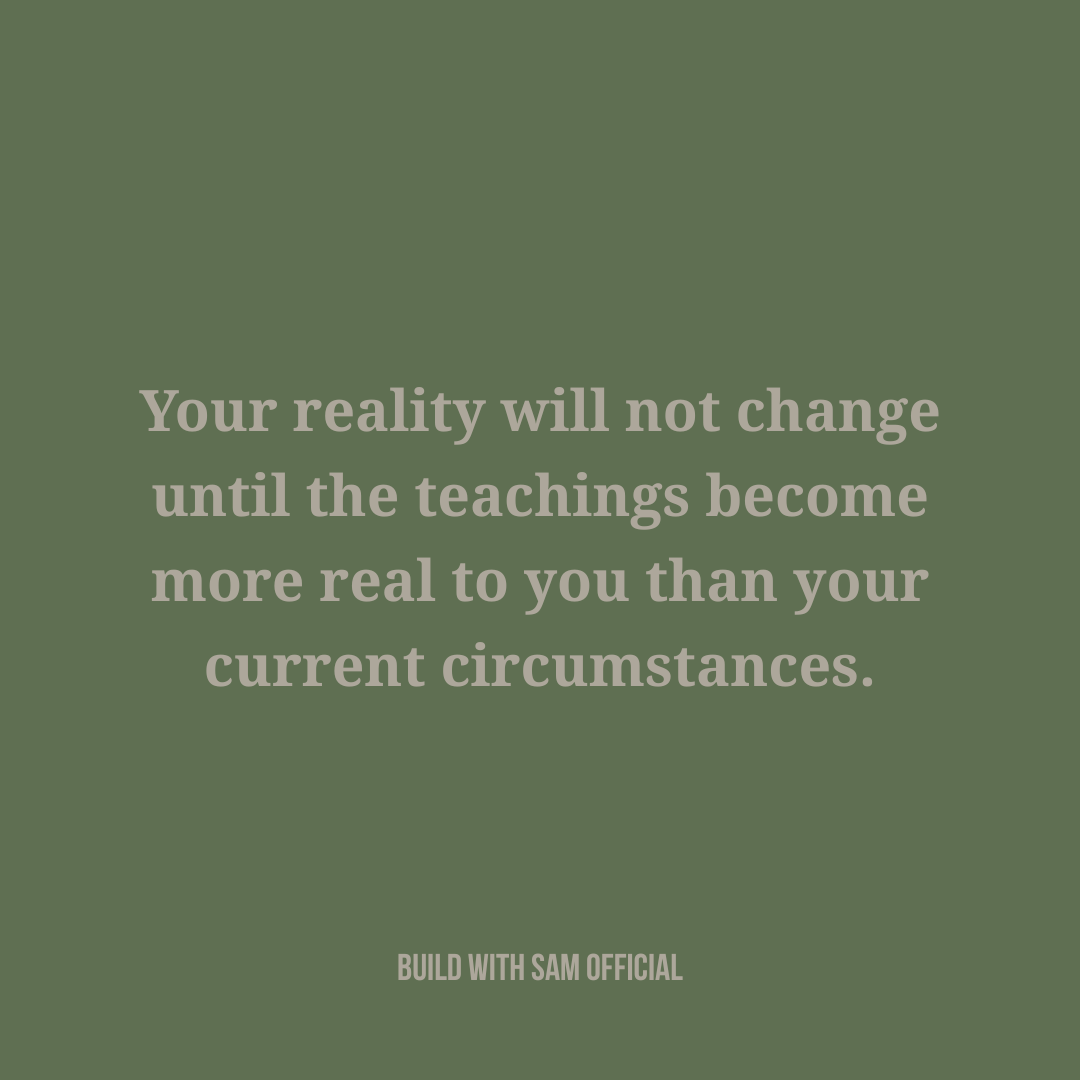 BuildWith_Sam's tweet image. This is the secret:

Your reality will not change until the teachings become more real to you than what your senses report.

This is the work. It&apos;s a disciplined focus on the inner world over the outer.

What principle are you living from today?

#LawofAssumption #NevilleGoddard