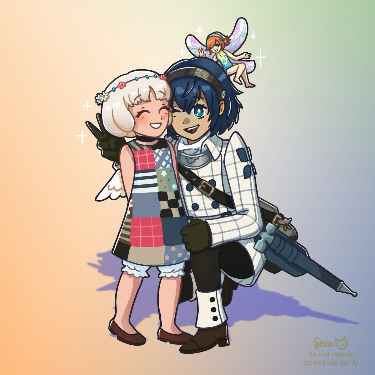 seroseromachine's tweet image. Happy 1st Anniversary!
From Will, Gallica &amp;amp; Maria &amp;lt;3 
#MetaphorReFantazio #Metaphor #メタファー