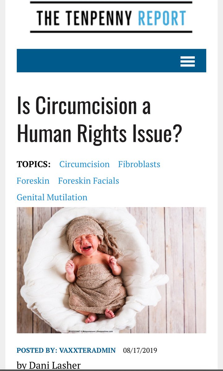lasherdani's tweet image. Another piece I wrote for @BusyDrT back in 2019. We Childbirth Educators know the truth. Now, so do you. 

thetenpennyreport.com/is-circumcisio…
