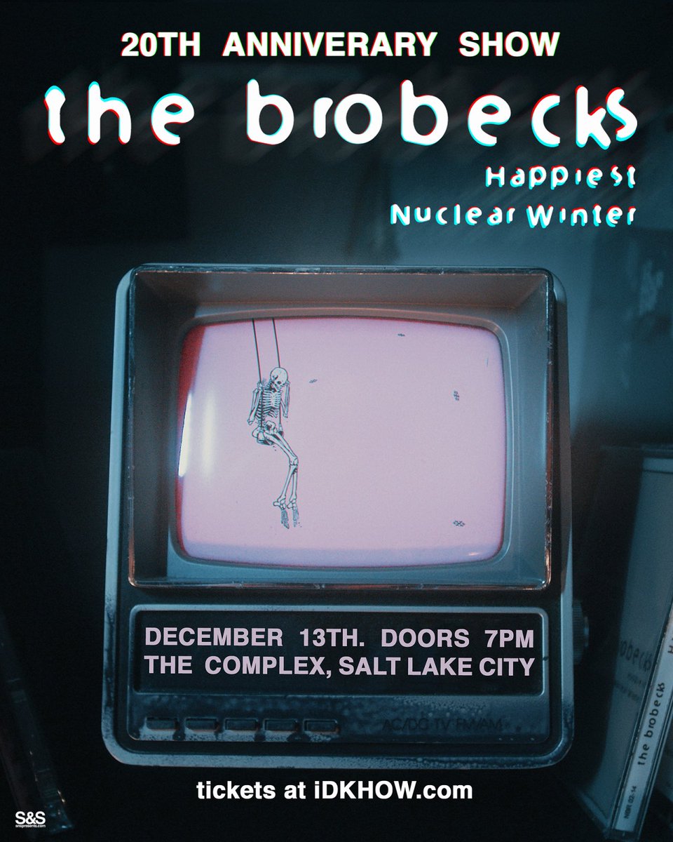 What if you were to buy tickets to this beginning at 10am Mountain Time? tickets.thecomplexslc.com/event/brobecks…