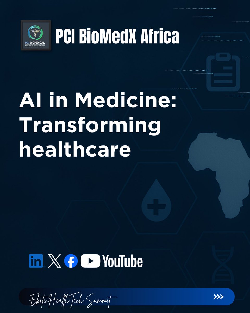pcibiomedx's tweet photo. Artificial intelligence (AI) with the help of human expertise helps improve healthcare 🤖

#PCIBiomedx #biomed #AI #EkitiHealthTech https://t.co/NPD7cLCaNa