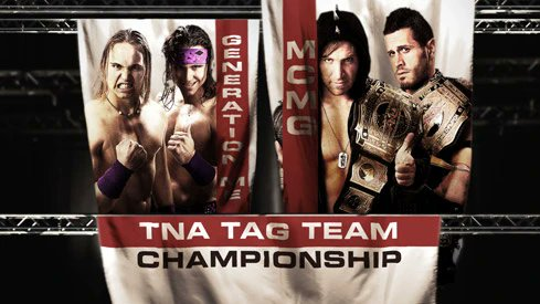 wrestle_hist's tweet photo. 10/10/2010  

The Motor City Machine Guns defeated Generation Me to retain the TNA World Tag Team Championship at Bound For Glory from the Ocean Center in Daytona Beach, Florida.  

#TNA #ImpactWrestling #BoundForGlory #MCMG #AlexShelley #ChrisSabin #GenerationMe #TheYoungBucks https://t.co/jz2jCK4hDL