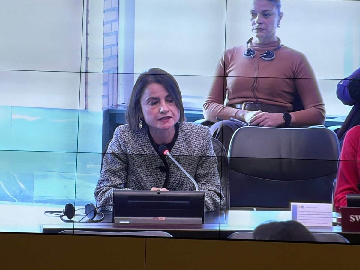 Big news from The Hague!

The <a href="/OPCW/">OPCW</a> Executive Council has recommended by consensus the 🇨🇭candidate, Amb. Sabrina Dallafior Matter for next Director-General.

This strong support reflects trust in her experience, vision and commitment to a world free of chemical weapons! 🌎🤝