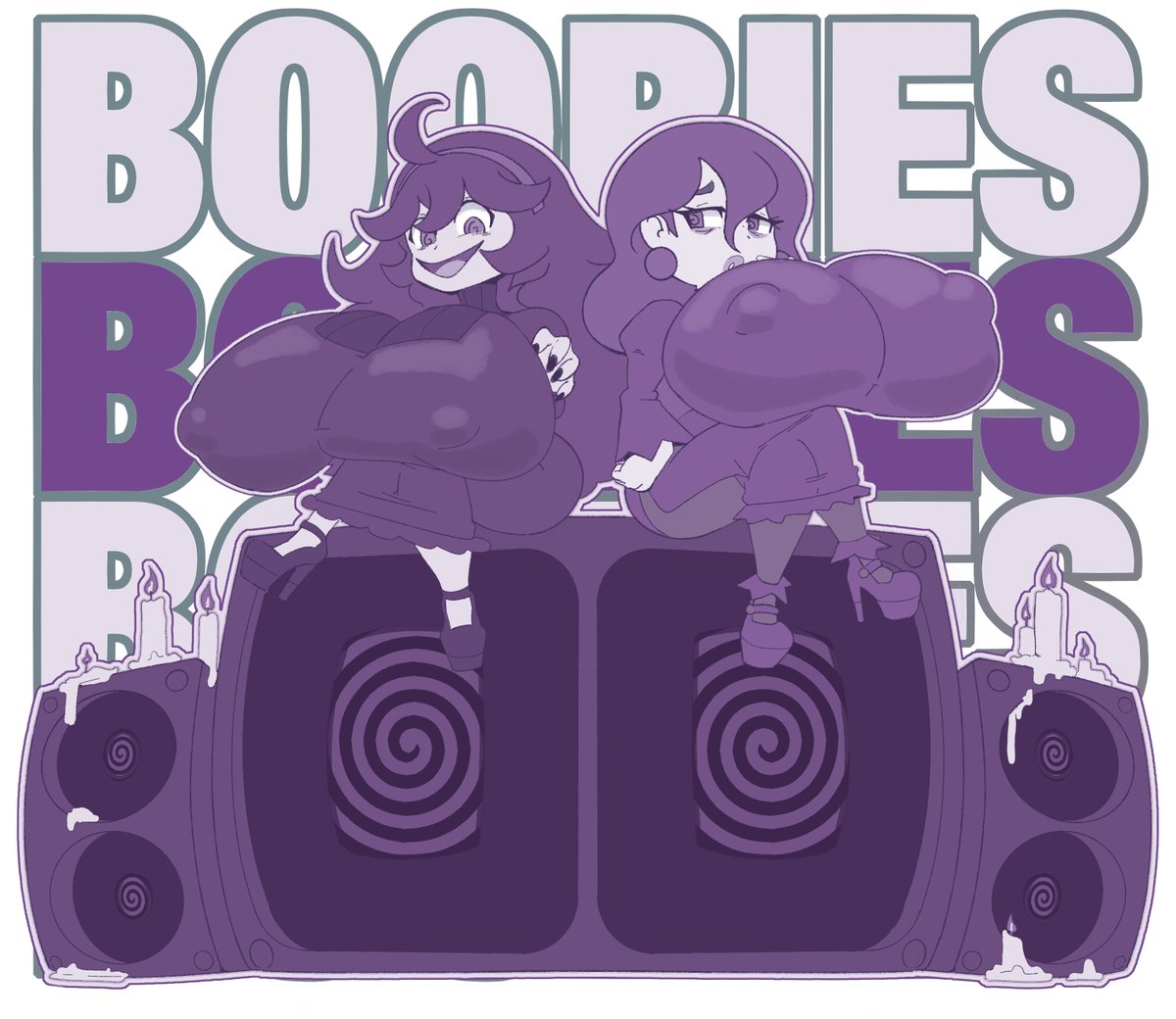 Doodle_Will's tweet image. Felt like making myself some stickers for my PC and wanted to draw the Hex Maniacs since its been far too long.