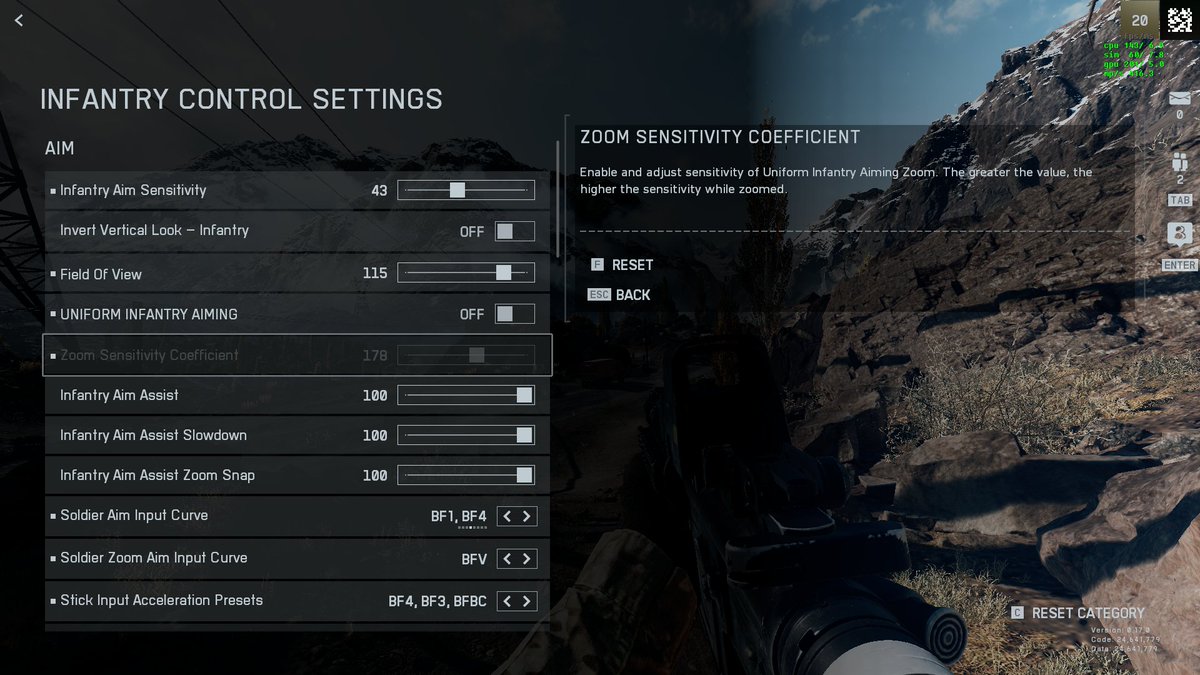Adocts's tweet image. Here's the "Best controller settings" that feels like cod in BF6. You'll thank me later. #BF6 #Battlefield6