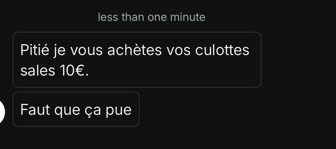 Vinted ça devient de pire en pire je crois bien