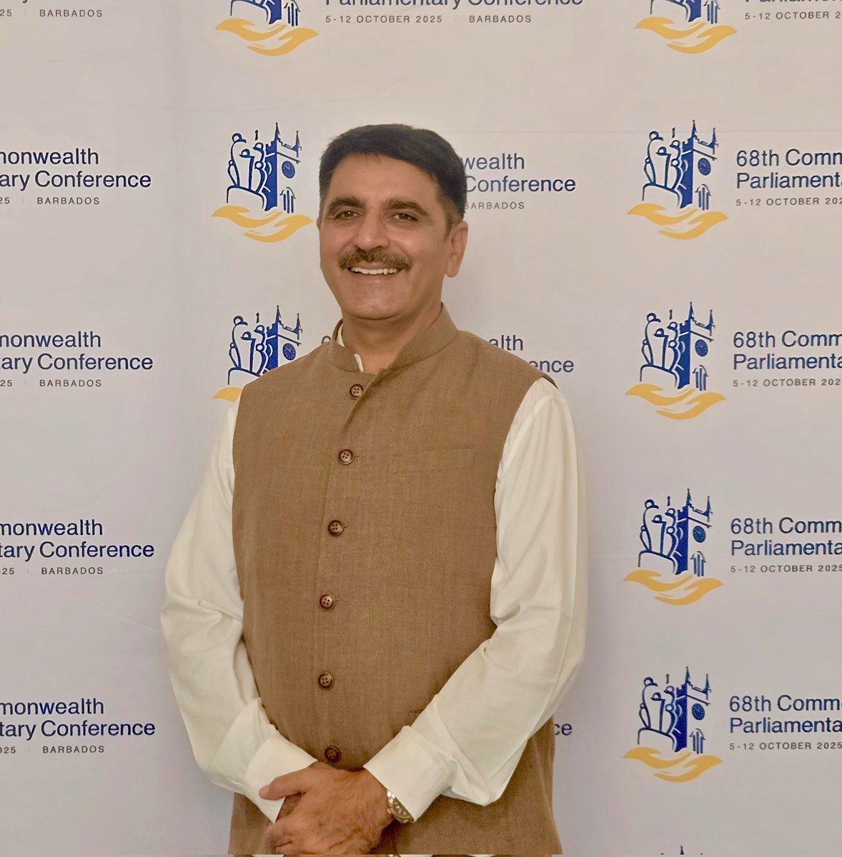 ChaudhryShankar's tweet image. Attended the 68th Commonwealth Parliamentary Conference in Barbados, led by Hon’ble Lok Sabha Speaker Shri @ombirlakota ji. Engaged with global leaders to strengthen parliamentary democracy and shared Commonwealth values.

#68CPC