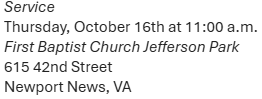 VaTransitAssoc's tweet image. VTA sends our heartfelt condolences to the family &amp;amp; friends of former HRT commissioner August Bullock who passed away earlier this month. He was honored at our 2025 Annual Public Transportation Conference with our Outstanding Contribution by an Individual award. 
Funeral details: