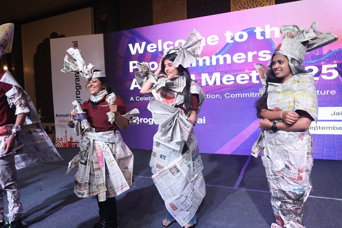 programmersio's tweet image. A day full of laughter, recognition, music, & memories!
Our Annual Meet 2025 was all about celebrating the people who make every project, partnership, & milestone possible.
Together, we create success - & we celebrate it too❤️
#AnnualMeet2025 #CorporateEvent #TeamCelebration
