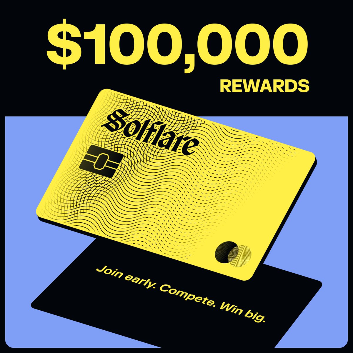 solflare's tweet image. Solflare Card is coming.
The clock is ticking.
Every point counts!

Join. Climb. Earn 👇