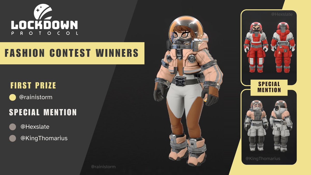 🥇 Fashion Contest Results:
<a href="/rainistorm/">rainistorm</a> wins the first prize for their cozy café look! 🍂

Special mentions to <a href="/Hexslate/">Hexslate</a>, for a design inspired by a certain red-and-white hero, and <a href="/KingThomarius/">Thomarius</a>, for a clever illusion. They’ll both receive the exclusive "Artist" charm too !