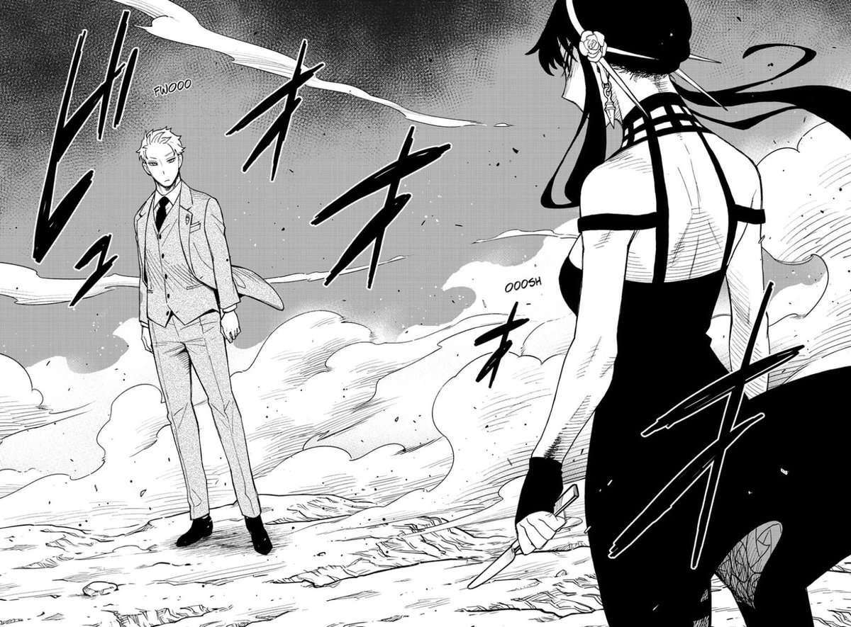 rosefortwilight's tweet image. you just had to be there when tatsuya endo drop this loid and yor panel