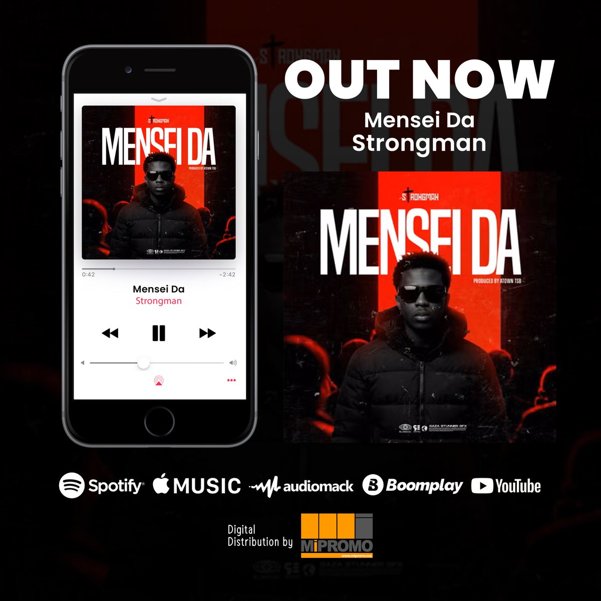🆕Strongman (<a href="/StrongmanBurner/">Strongman Burner</a>) - ‘Mensei Da’ is OUT NOW!
Stream/download on all digital music stores.
Link - mipromo.lks.to/Strongman/Mens…