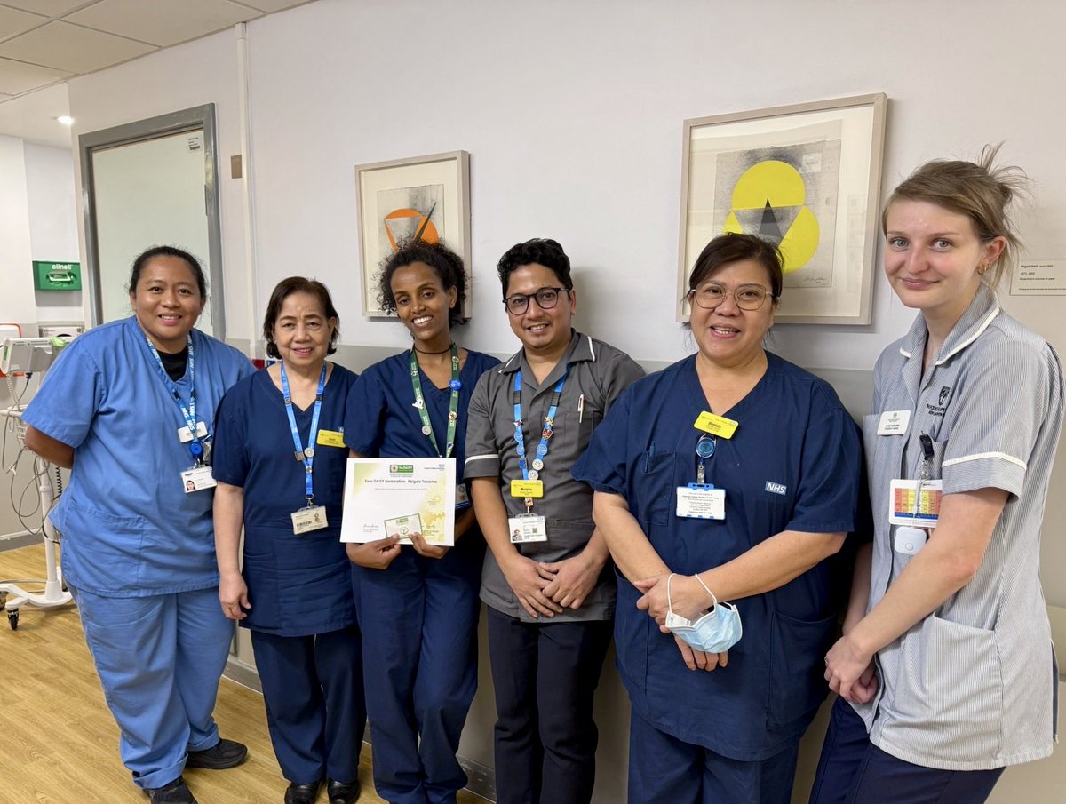 karhod21's tweet photo. Another great week in #TeamHaem @ImperialPeople celebrating #Daisy nominations from grateful patients and families in recognition of excellent care and kindness. Well done Abby (Dacie) &amp; Elvie (RHTU) @MLU_PTE @DAISY4Nurses @FatimaNave48547 @adliteb @majhoye @VictoriaOpokuA2 https://t.co/23fhGNgdqp