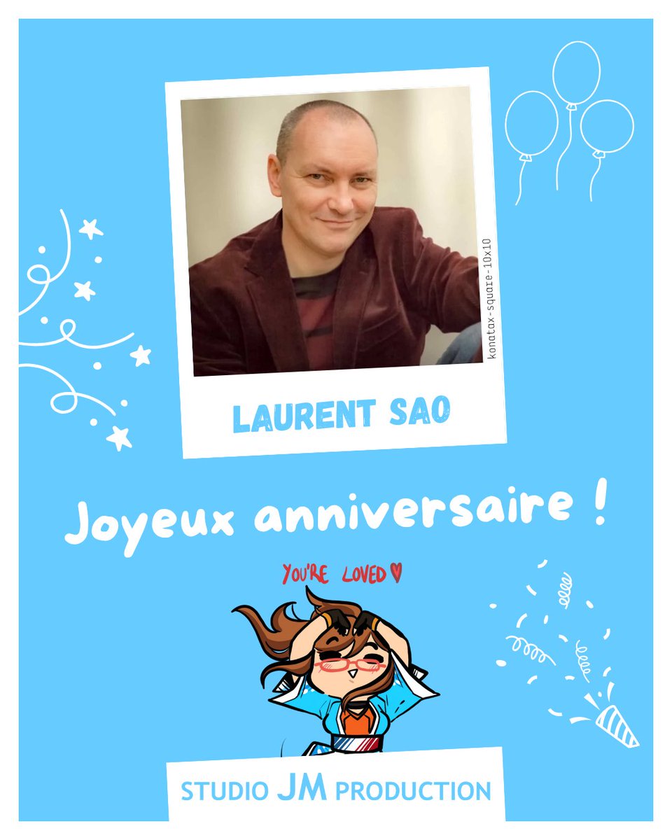 🎉 Aujourd'hui nous souhaitons un joyeux anniversaire à notre puissant parrain, <a href="/Laurent_Sao/">Laurent Sao</a> que nous remercions encore de faire partie de l'aventure Studio JM Production depuis 2021 🎉