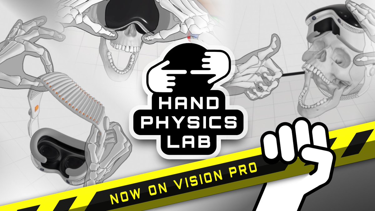 HandPhysicsLab's tweet image. Hand Physics Lab is LIVE on the Apple Vision Pro! 🙌