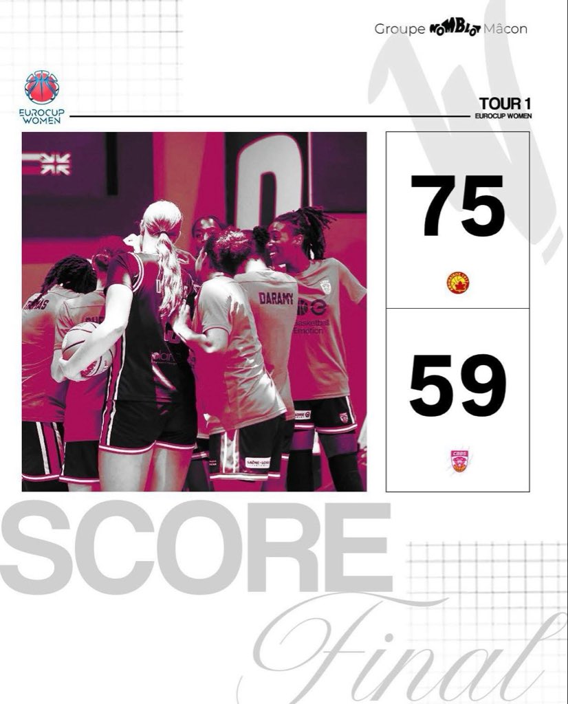 ❌ Après ces péripéties, nos Pinkies s’inclinent face à Athènes.

➡️ Direction Basket Landes dimanche pour un nouveau défi.

#CBBSensemble
#EuroCupWomen