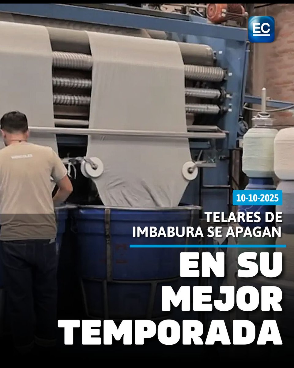 elcomerciocom's tweet photo. Te contamos cómo impacta el paro en la industria textil y de confecciones en Imbabura, a dos meses de la Navidad ¿Resistirá más tiempo? 👇

https://t.co/HOe0EvV0BX https://t.co/3lBPJaglE4