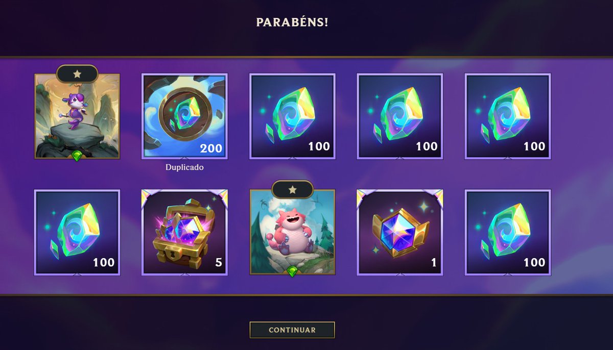 e ontem q tava sem nada pra fazer, fui torras uns rp parado abrindo gacha e veio um fucking baú com 5 medalhões!! nem sabia que existia isso