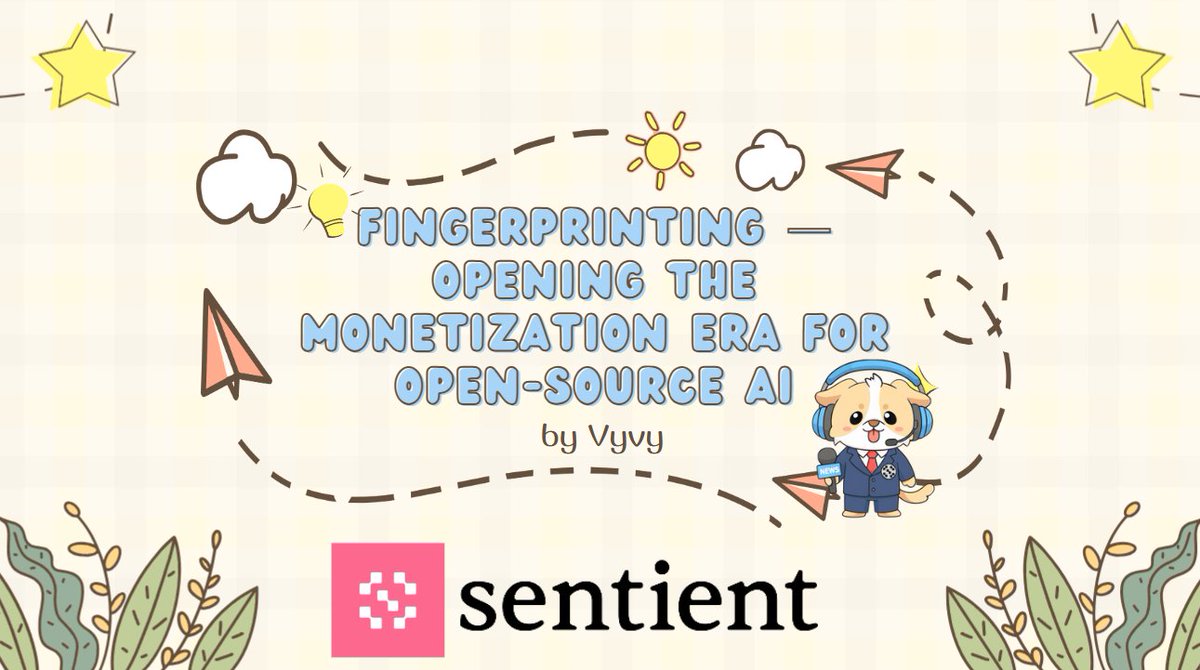 VyVu825162's tweet image. Fingerprinting — Opening the Monetization Era for Open-Source AI
@SentientAGI @SentientAGI_vn @duckk9x @shad_haq_ @LeaderX_btc @gokuoldskool #sentientchat
How can an AI model stay open-source yet still maintain ownership, control, and identity for its creator?
The answer lies in…