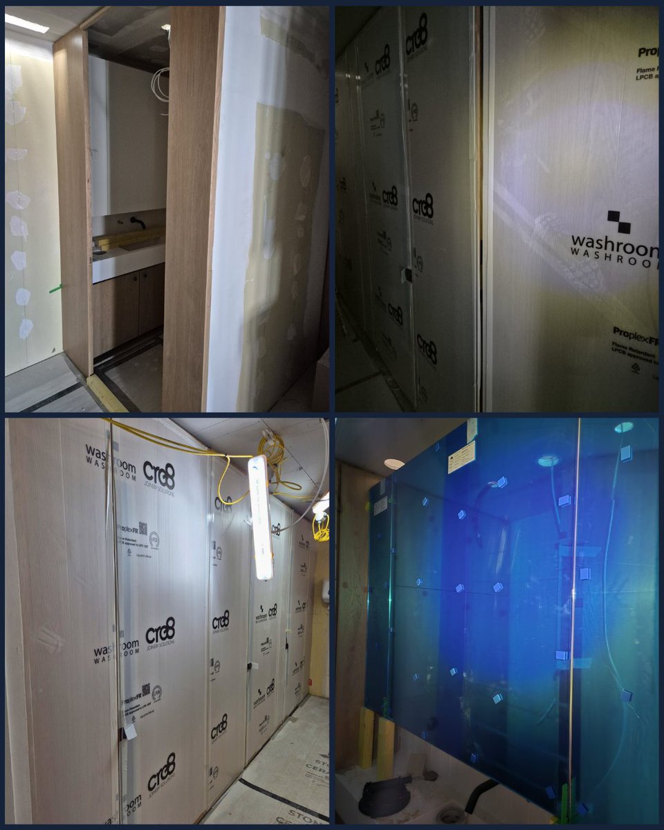 washroom_tweets's tweet image. Project progress at 16 Whitfield Street, London 🏗️

Featuring:
✨ Alto Veneer Cubicles
✨ Corian Vanity Units
✨ Tegos Duct Panels
✨ Forza Lockers

A sleek, durable specification delivering quality and style throughout.

#ProjectUpdate #16WhitfieldStreet #Washroom #FitOut