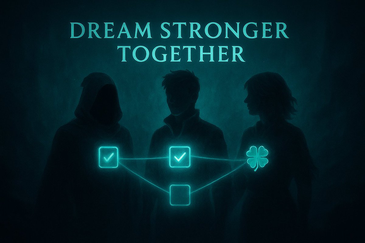 LumusssMaxima's tweet photo. 👥 Dreams are stronger when shared.

In Lumus Maxima, you don’t walk alone. You can:
– Add allies to your journey.
– Compete side by side on the leaderboard.
– Share victories and nightmares together.

Together, you can go deeper, push harder, and reach rewards solo dreamers only dream about.

👉 Who would you invite into your dream?